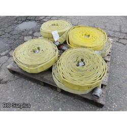 S-393: Fire Hose – 1.75 Inch – 50 Ft. Lengths – 8 Items