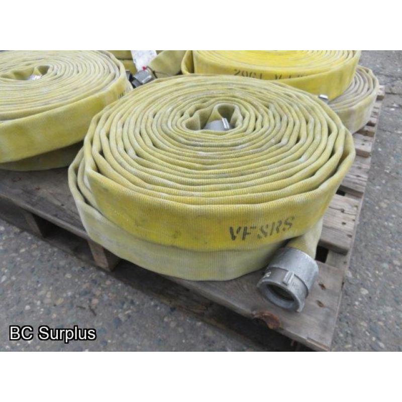 S-394: Fire Hose – 1.75 Inch – 50 Ft. Lengths – 8 Items