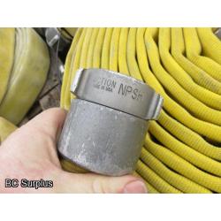 S-393: Fire Hose – 1.75 Inch – 50 Ft. Lengths – 8 Items