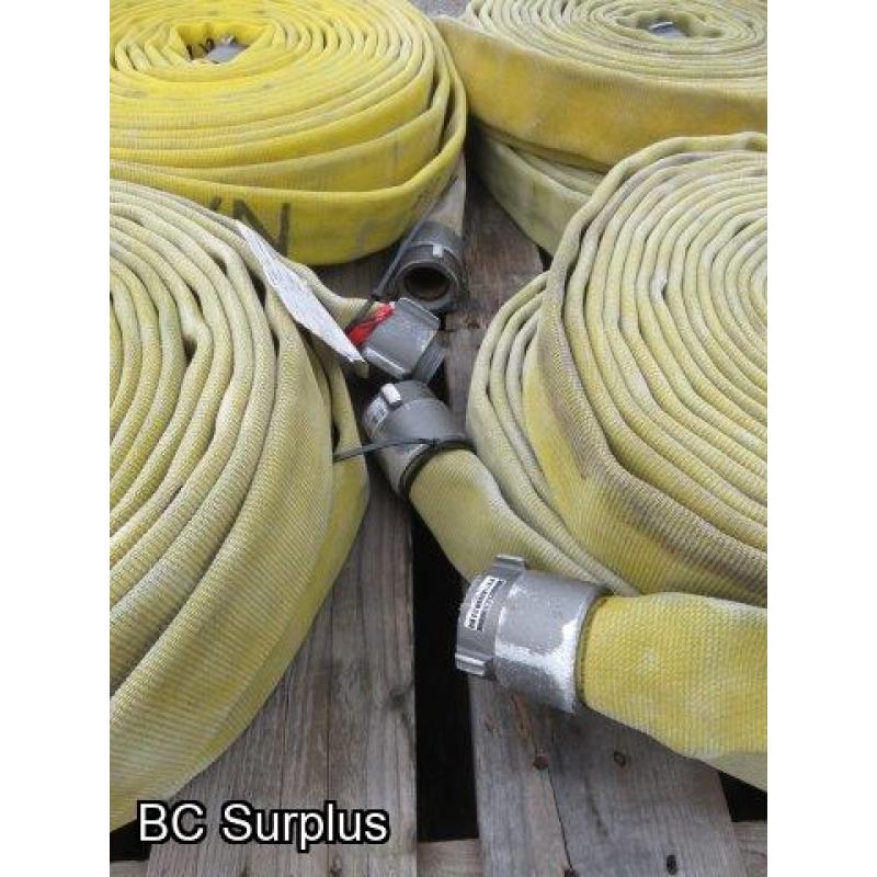 S-393: Fire Hose – 1.75 Inch – 50 Ft. Lengths – 8 Items