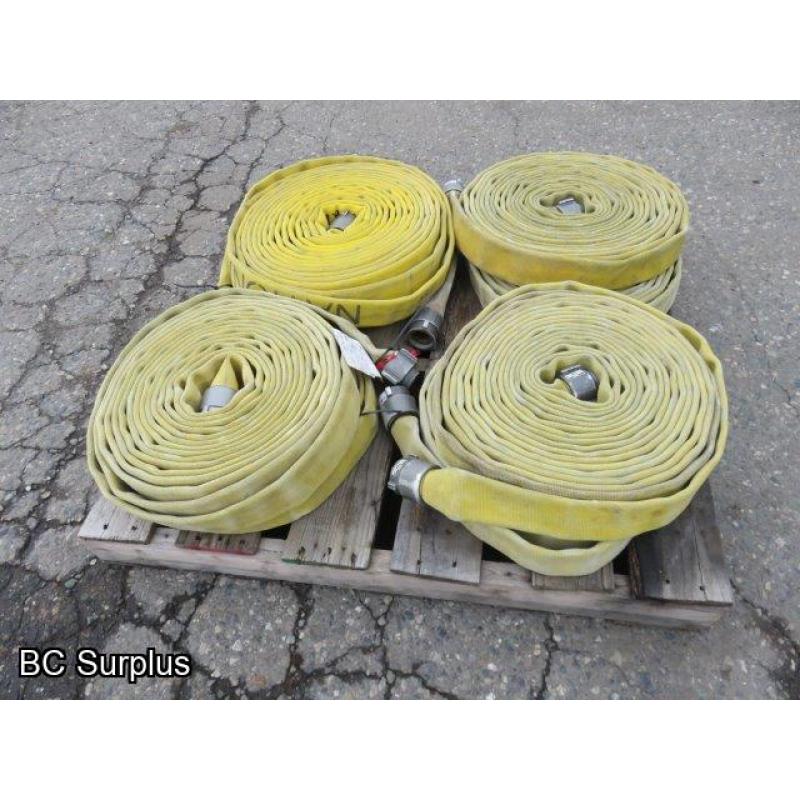 S-393: Fire Hose – 1.75 Inch – 50 Ft. Lengths – 8 Items