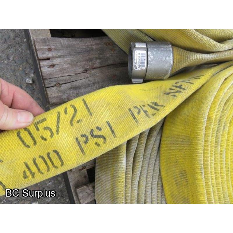 S-394: Fire Hose – 1.75 Inch – 50 Ft. Lengths – 8 Items