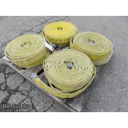 S-393: Fire Hose – 1.75 Inch – 50 Ft. Lengths – 8 Items