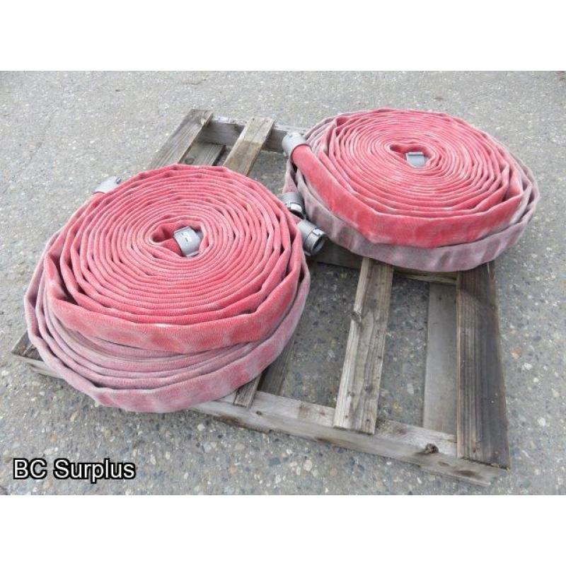 S-401: Red Fire Hose – 1.75 inch – 4 Lengths