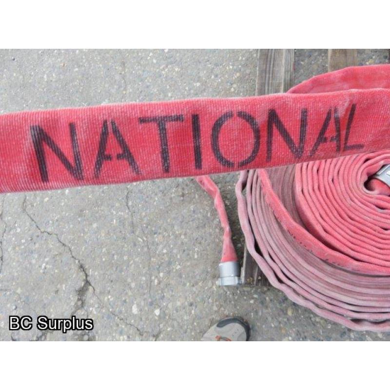 S-401: Red Fire Hose – 1.75 inch – 4 Lengths