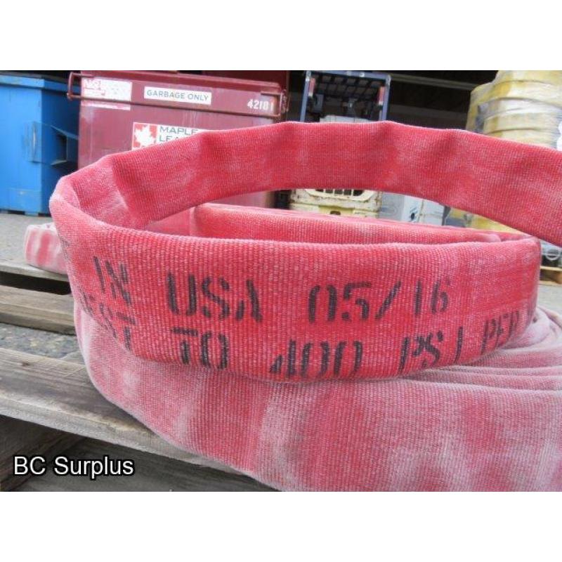 S-401: Red Fire Hose – 1.75 inch – 4 Lengths