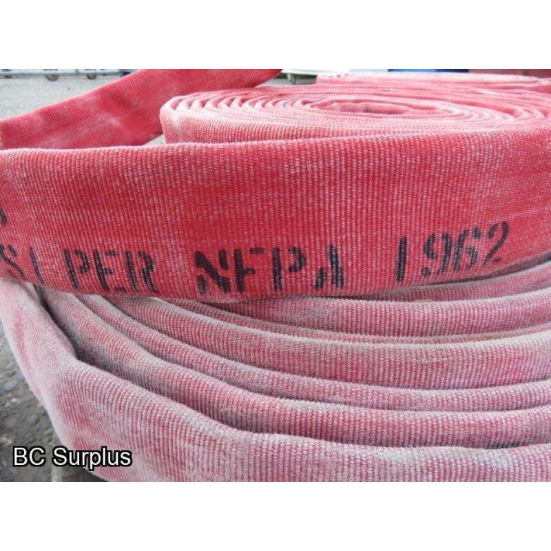 S-401: Red Fire Hose – 1.75 inch – 4 Lengths