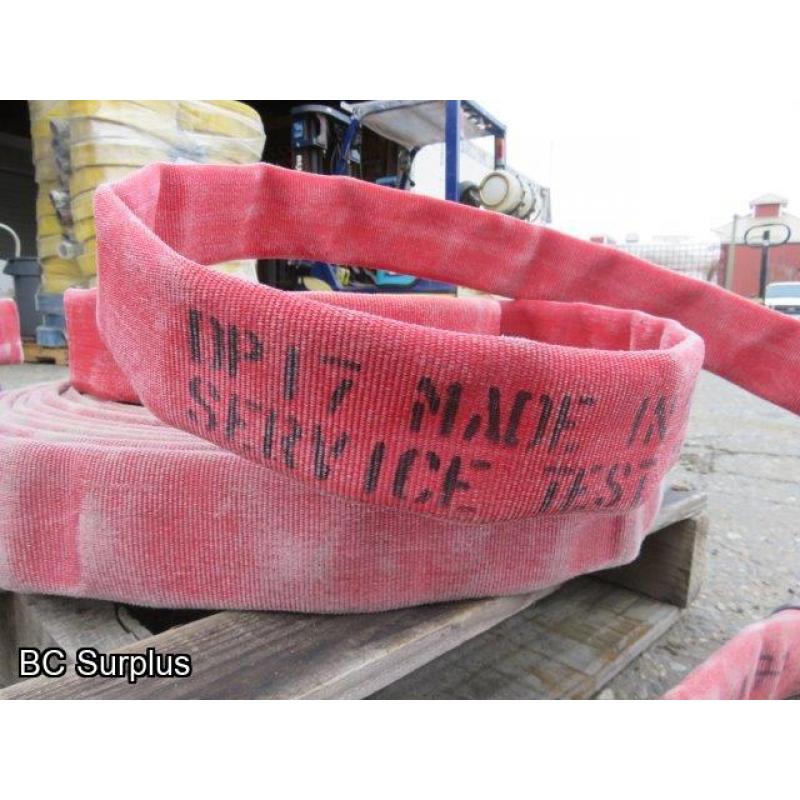 S-401: Red Fire Hose – 1.75 inch – 4 Lengths