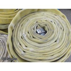 S-350: Pallet of Yellow Fire Hose – 1.75 Inches – 29 Pieces