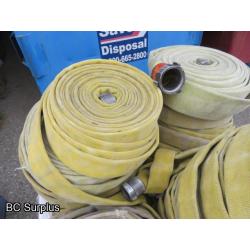 S-350: Pallet of Yellow Fire Hose – 1.75 Inches – 29 Pieces