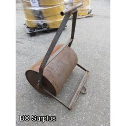 S-353: Heavy Duty Steel Garden or Turf Roller