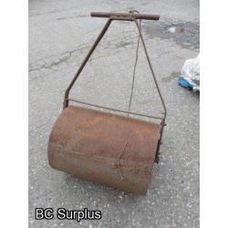 S-354: Heavy Duty Steel Garden or Turf Roller