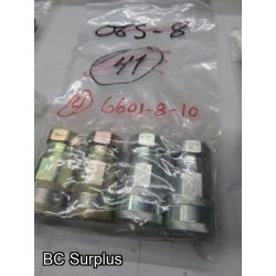 S-423: Hydraulic Fittings & Ball Valves – 1 Lot