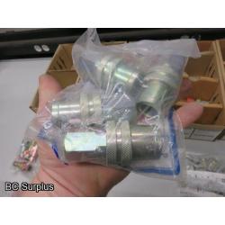 S-423: Hydraulic Fittings & Ball Valves – 1 Lot