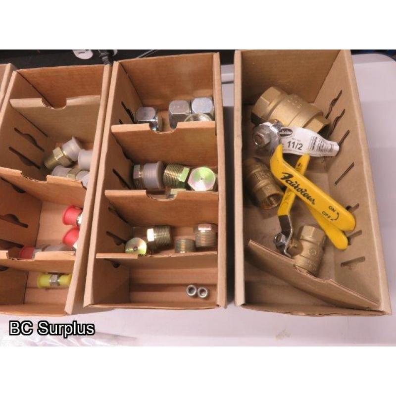 S-423: Hydraulic Fittings & Ball Valves – 1 Lot