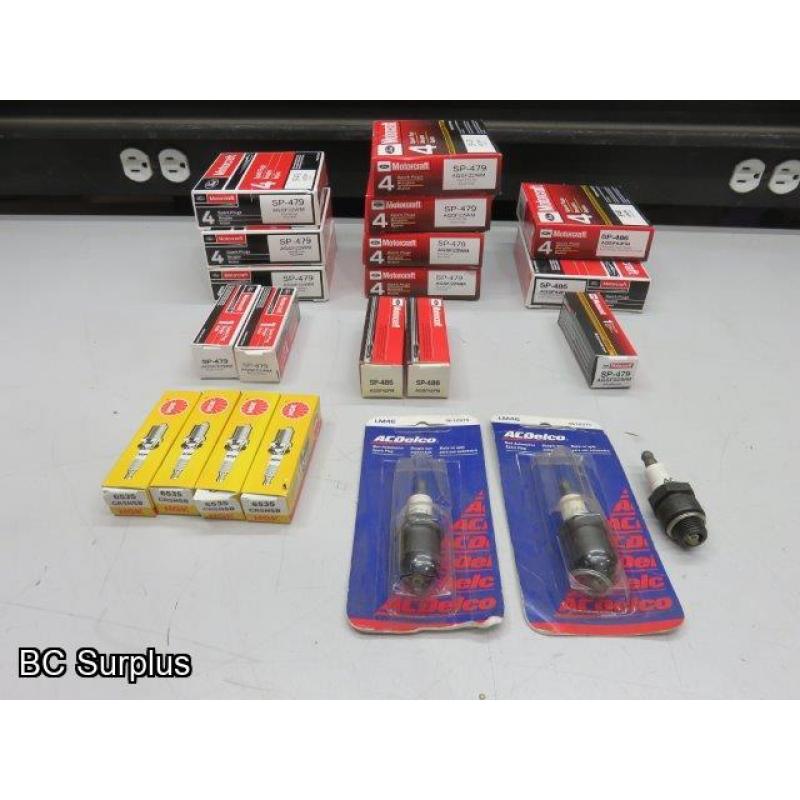 S-427: Motorcraft; NGK; AC Delco Spark Plugs – 1 Lot