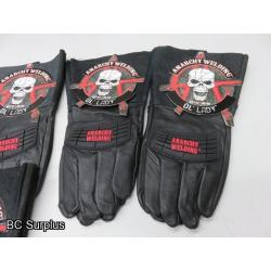 S-438: Watson Leather Anarchy Welding Gloves – Size M