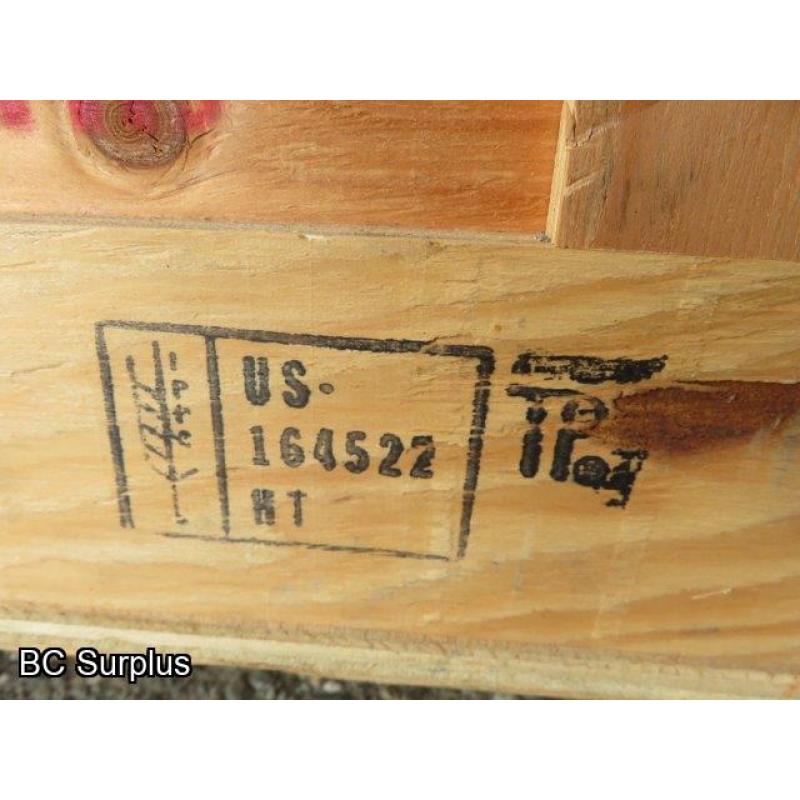 S-469: Wooden Framed Shipping Crate