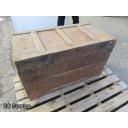 S-474: Vintage Tin-Wrapped Shipping Trunk