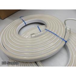 S-510: White Neon Style LED 24ft Rope Lights – 2 Items