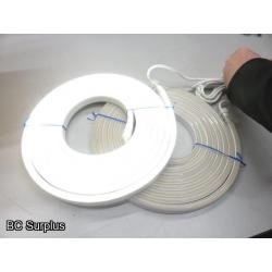 S-510: White Neon Style LED 24ft Rope Lights – 2 Items