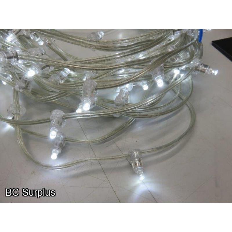 S-515: Cool White Clip Lights with Power Supply – 2 Items