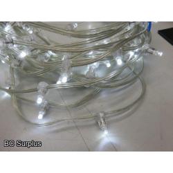 S-517: Cool White Clip Lights with Power Supply – 4 Items