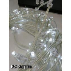 S-515: Cool White Clip Lights with Power Supply – 2 Items