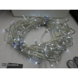 S-515: Cool White Clip Lights with Power Supply – 2 Items