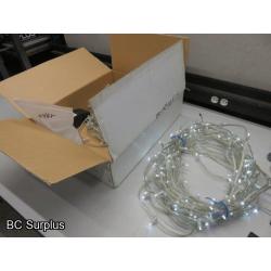 S-515: Cool White Clip Lights with Power Supply – 2 Items