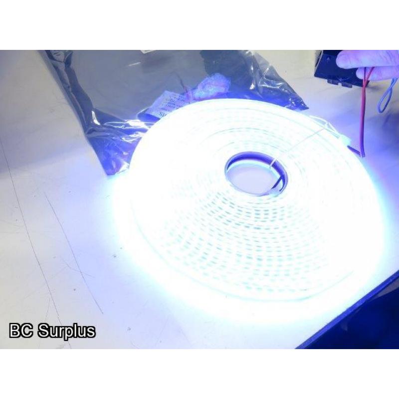 S-526: Blue LED Strip Lights – 25 Lengths of 10 Meters – 1 Box