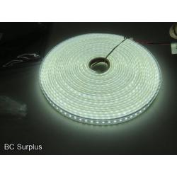 S-529: Cool White LED Strip Lights – 25 lengths of 10M – 1 Box