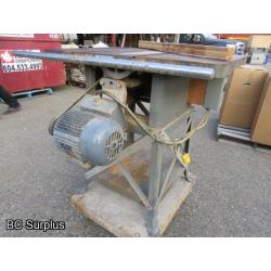 S-559: Rockwell 34-400 Table Saw/1.5 HP Motor