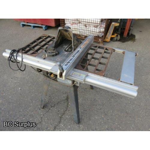 S-560: Simpson Sears Table Saw with Laser Line Fence