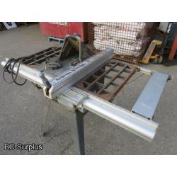 S-560: Simpson Sears Table Saw with Laser Line Fence