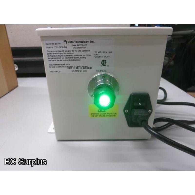 S-488: Opto Technology EL700 Laser Projector – Green – Boxed