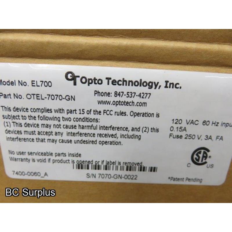 S-488: Opto Technology EL700 Laser Projector – Green – Boxed