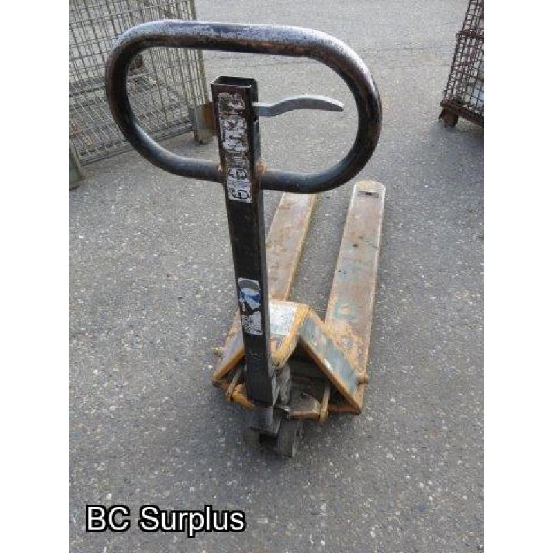 S-573: Narrow Aisle Pallet Jack