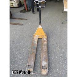 S-573: Narrow Aisle Pallet Jack