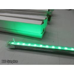 S-586: LED Colour Light Strips – 12 inches each – 30 Items