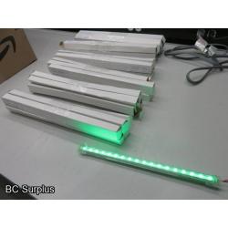 S-586: LED Colour Light Strips – 12 inches each – 30 Items