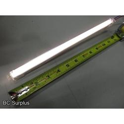 S-587: White LED Light Strips – 12 inches each – 55 Items