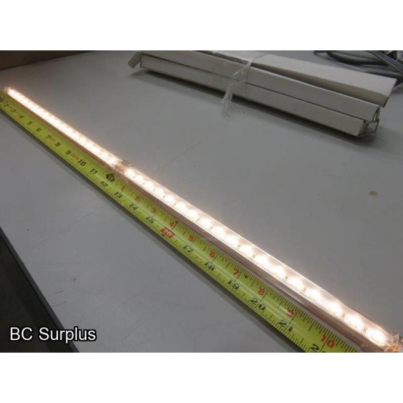 S-588: White LED Light Strips – 12 inches each – 60 Items