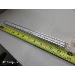 S-588: White LED Light Strips – 12 inches each – 60 Items