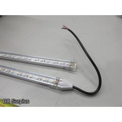 S-588: White LED Light Strips – 12 inches each – 60 Items