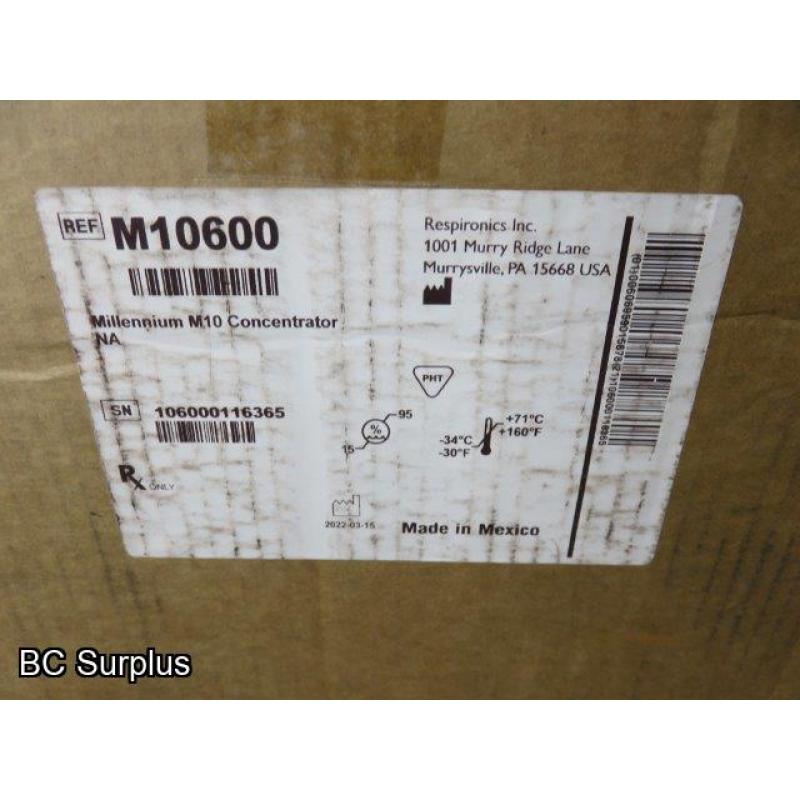 S-576: Philips Respironics  Millennium M10 Oxygen Generator