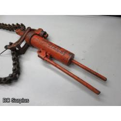 S-617: Hydraulic Pipe Clamp – Orange