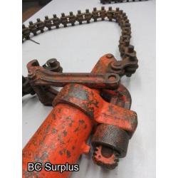 S-616: Hydraulic Pipe Clamp – Orange