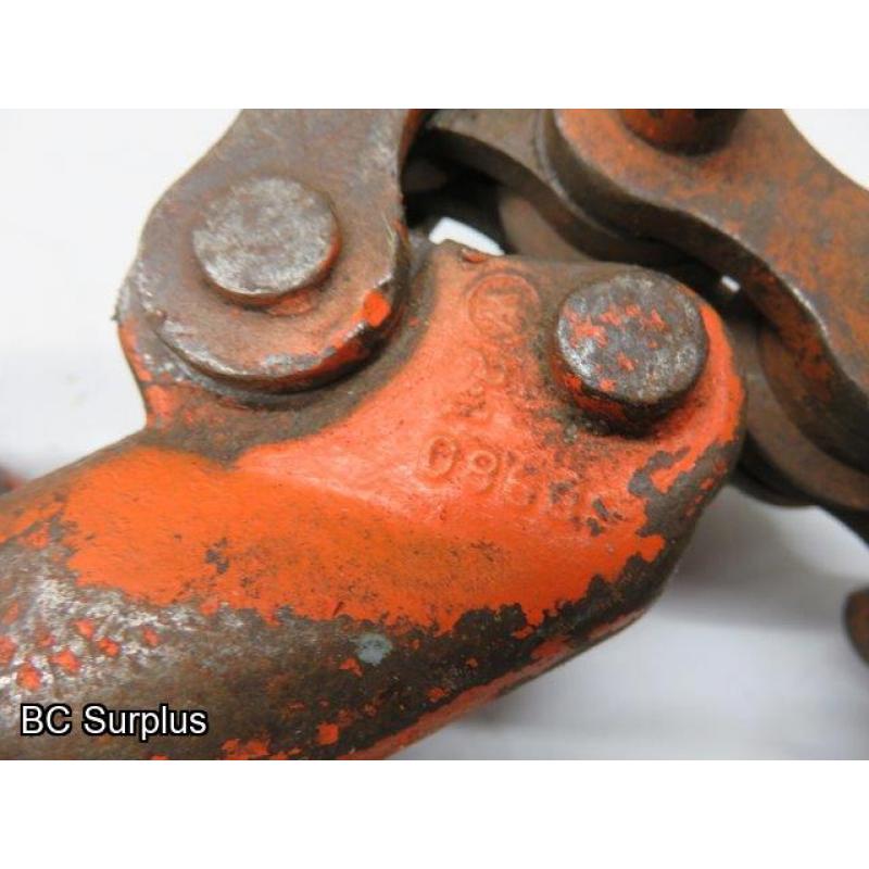 S-616: Hydraulic Pipe Clamp – Orange