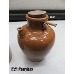 S-627: Stoneware Jugs – 2 Items